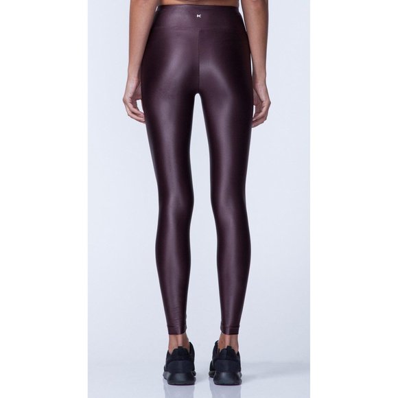 Koral Lustrous High Rise Leggings in Bordeaux XS - Picture 14 of 15